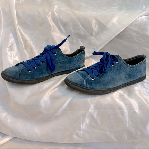 Prada Men suede Lace up Sneakers - Picture 1 of 9